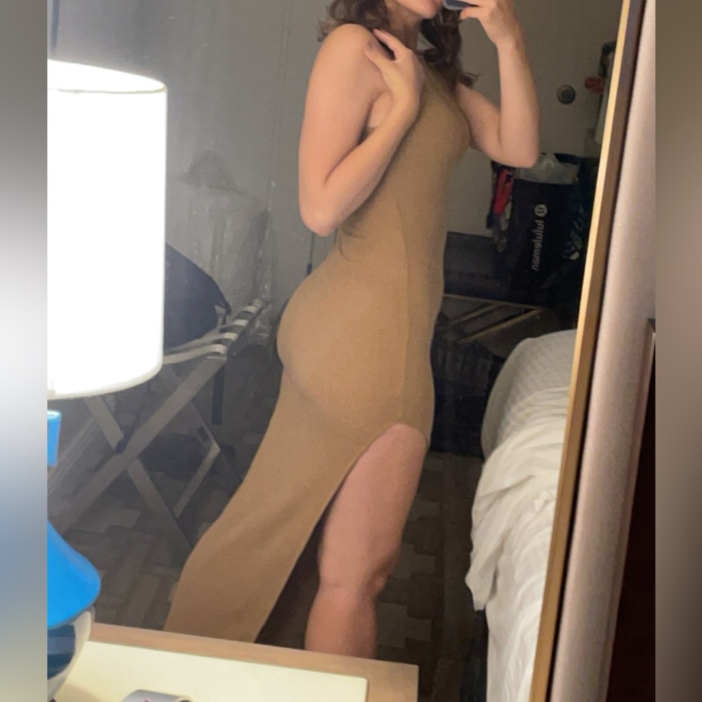 Tan Maxi Dress